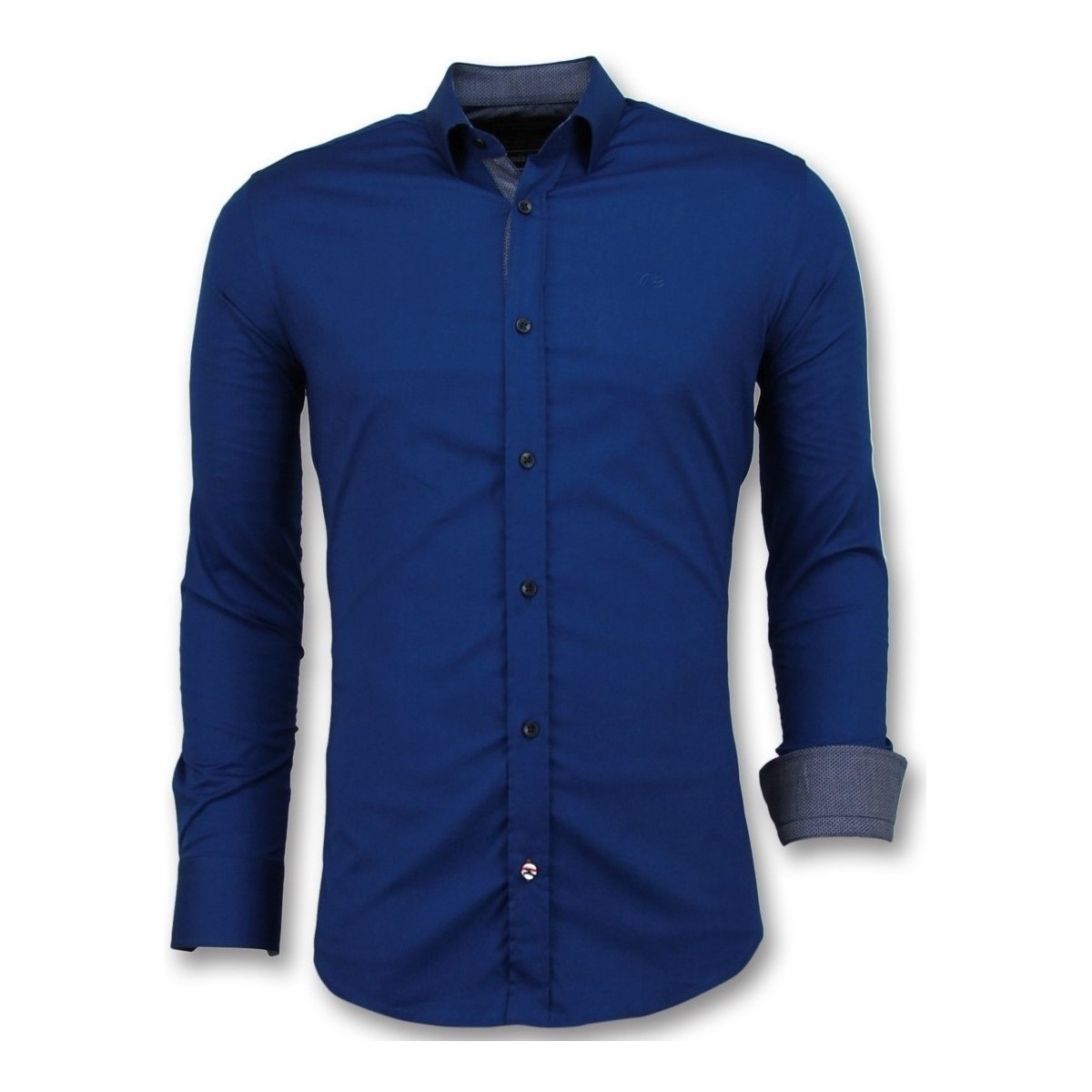 Textil Homem Camisas mangas comprida Tony Backer 102437022 Azul