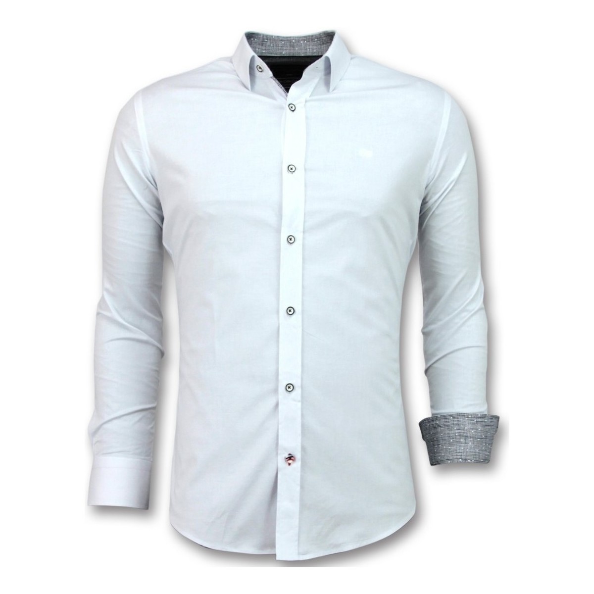 Textil Homem Camisas mangas comprida Tony Backer 102433512 Branco