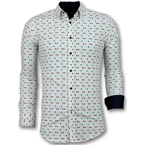 Textil Homem Camisas mangas comprida Tony Backer 98245782 Bege