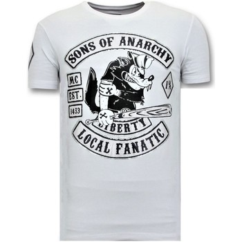 Textil Homem T-Shirt mangas curtas Local Fanatic 106310080 Branco