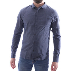 Textil Homem Camisas mangas comprida Teddy Smith  Azul