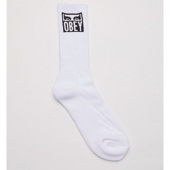 Acessórios Homem Meias Obey eyes icon socks Branco