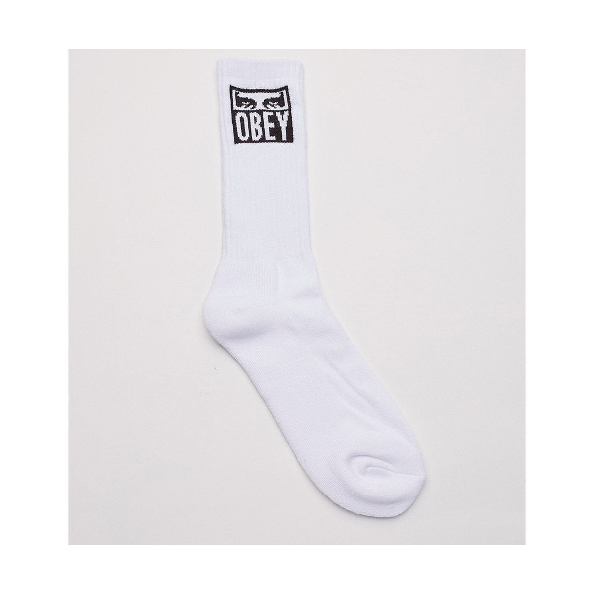 Roupa de interior Homem Meias Obey eyes icon socks Branco