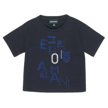 Textil Rapariga T-Shirt mangas curtas Emporio Armani 6H3T7R-2J4CZ-0926 Marinho