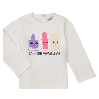 Textil Rapariga T-shirt mangas compridas Emporio Armani 6HET02-3J2IZ-0101 Branco