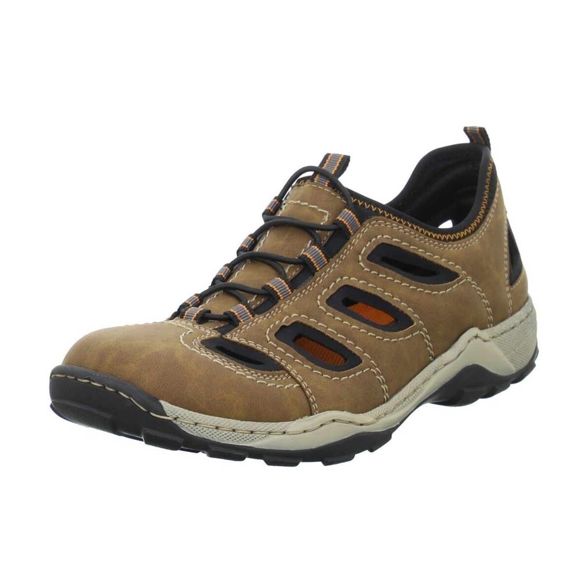 Sapatos Homem Sapatilhas Rieker 0806525 Castanho