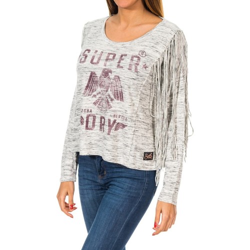 Textil Mulher camisolas Superdry G60000GN-XDN Cinza