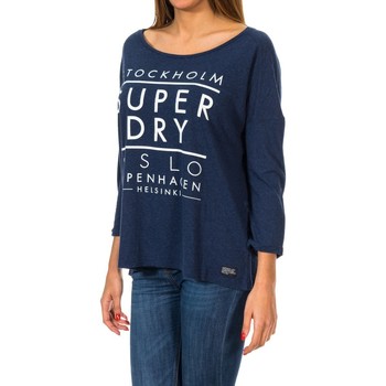 Textil Mulher camisolas Superdry Nordic Slouch Crew Azul