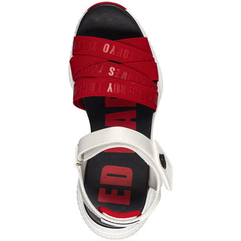 Ed Hardy Overlap sandal red/white Vermelho