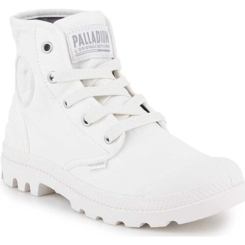 Sapatos Mulher Sapatilhas de cano-alto Palladium US Pampa HI F 92352-116-M Branco