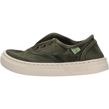 Sapatos Rapaz Sapatilhas Natural World - Sneaker verde 6470E-622 VERDE