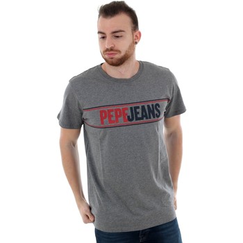 Textil Homem T-Shirt mangas curtas Pepe jeans PM506757 KELIAN - 933 GREY MARL Cinza