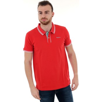 Textil Homem Maje trompe-lœil dress in jersey and embroidered muslin Pepe Saw jeans PM541206 MITCH - 240 FRANCOIS RED Rojo