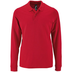 Textil Homem Petite Linen Short Sleeve Shirt Sols PERFECT LSL COLORS MEN Rojo