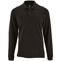 Textil Homem Petite Linen Short Sleeve Shirt Sols PERFECT LSL COLORS MEN Negro