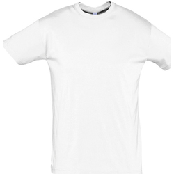 Textil Homem T-Shirt mangas curtas Sols REGENT COLORS MEN Blanco