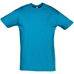 Kids T-Shirt mit Logo-Print Blau