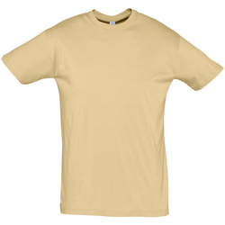 Textil Homem T-Shirt mangas curtas Sols REGENT COLORS MEN Marrón