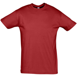 Textil T-Shirt gentleman mangas curtas Sols REGENT COLORS MEN Vermelho