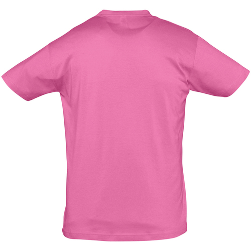 Sols REGENT COLORS MEN-CAMISETA hombre  CUELLO REDONDO de algodón Rosa
