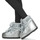Sapatos Mulher Botas de neve Moon Boot MOON BOOT CLASSIC LOW GLANCE Prata