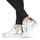Sapatos Mulher Sapatilhas de cano-alto Meline IN1363 Branco / Prateado