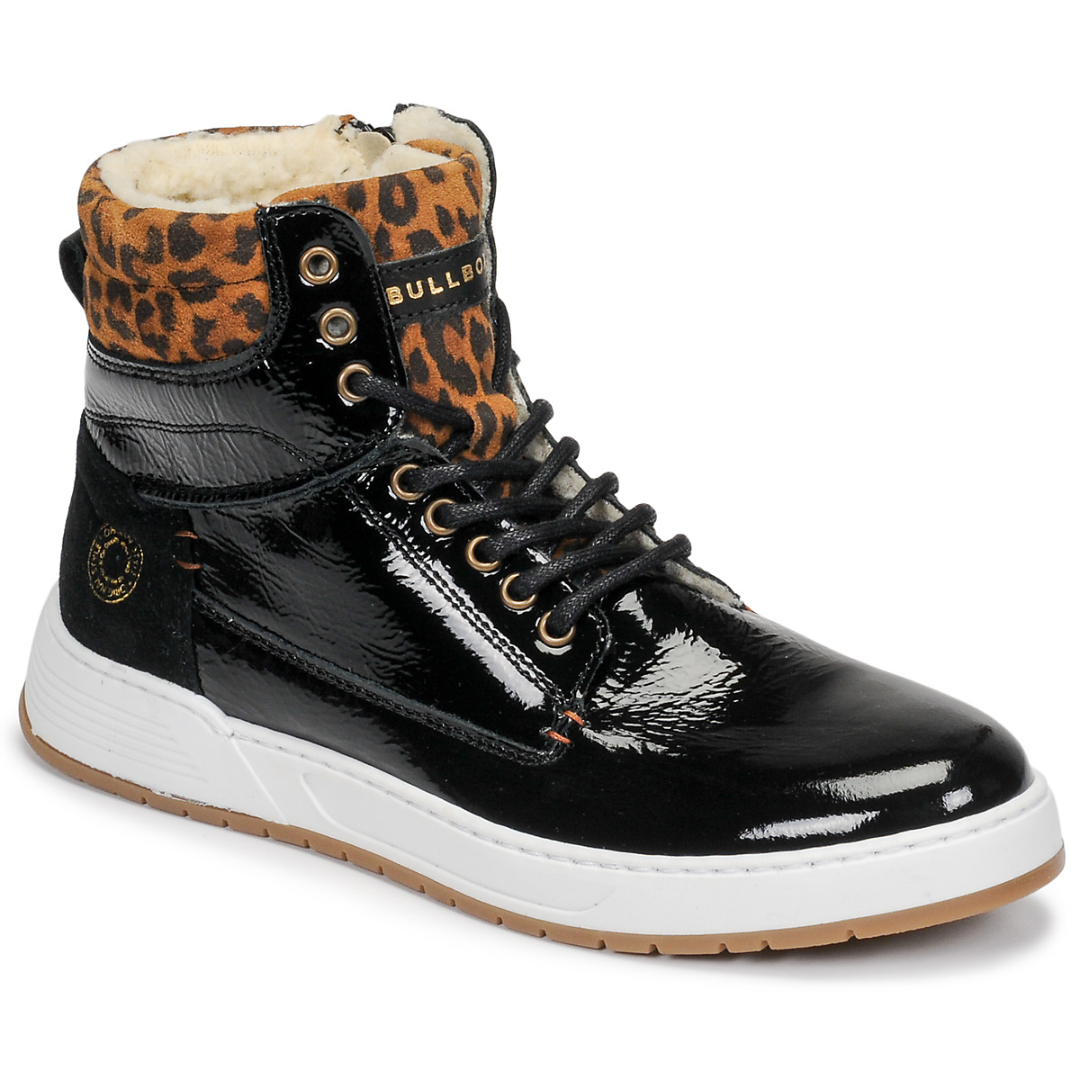 Sapatos Rapariga Sapatilhas de cano-alto Bullboxer AOF503E6L-BLCK Preto