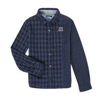 Textil Rapaz Camisas mangas comprida Ikks XR12123 Azul
