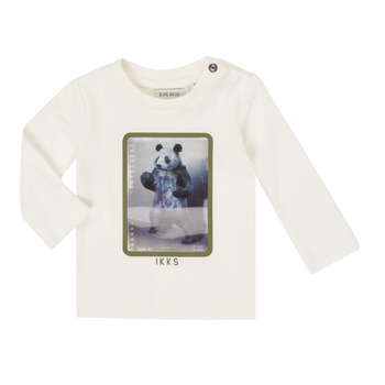 Textil Rapaz T-shirt mangas compridas Ikks XR10101 Branco