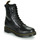 Sapatos Mulher Martens Black Croc Sinclair Zip Boots 1460 SERENA Preto