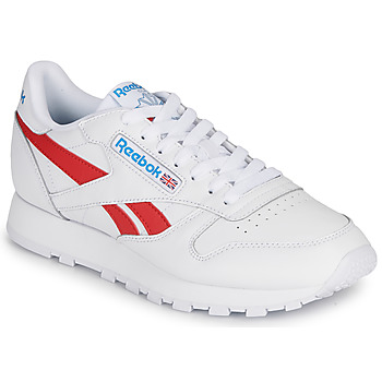 Sapatos Sapatilhas Reebok Classic CL LTHR Branco / Vermelho
