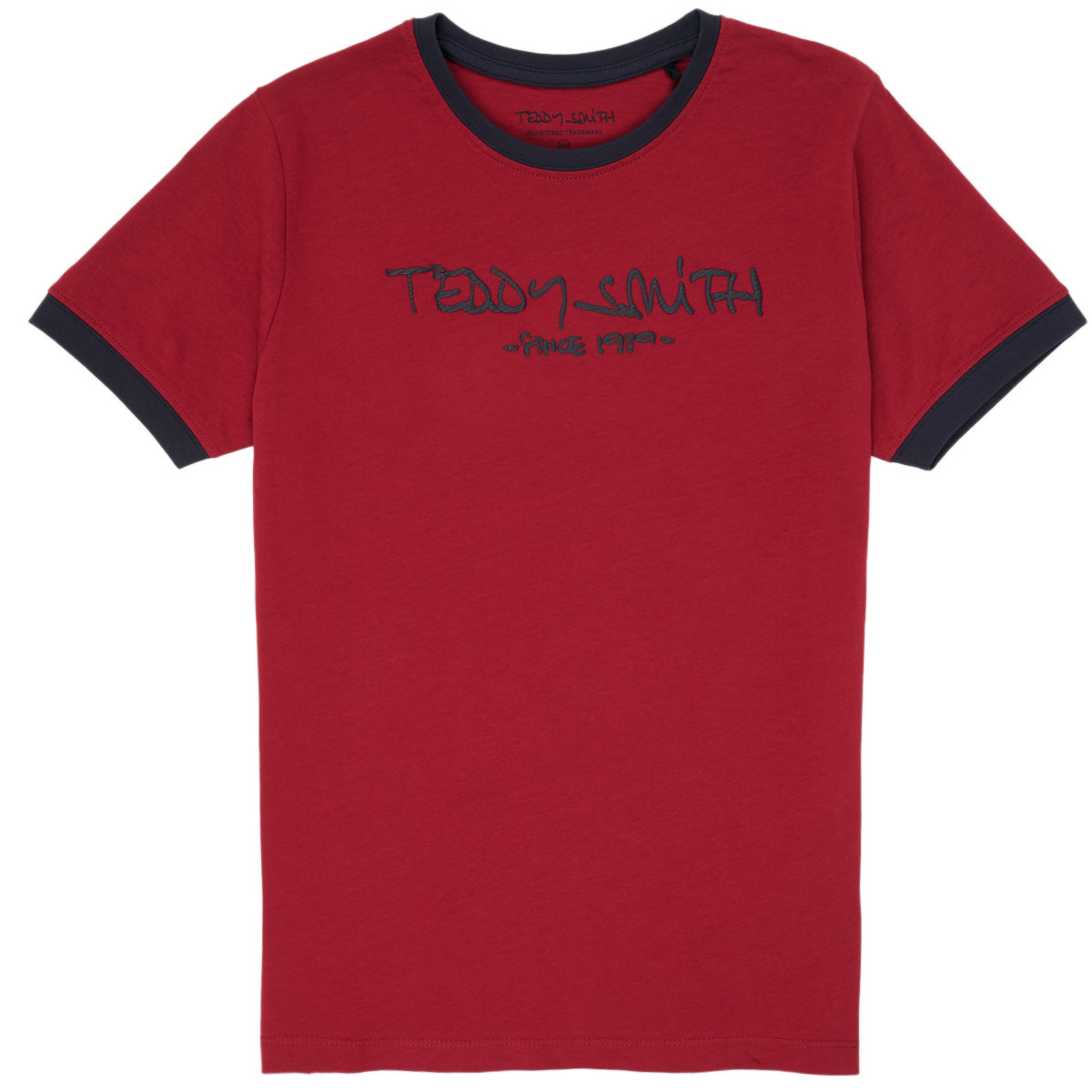 Textil Rapaz T-Shirt mangas curtas Teddy Smith TICLASS 3 Vermelho
