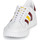 Sapatos Sapatilhas adidas Originals TEAM COURT Branco / Bordô / Amarelo
