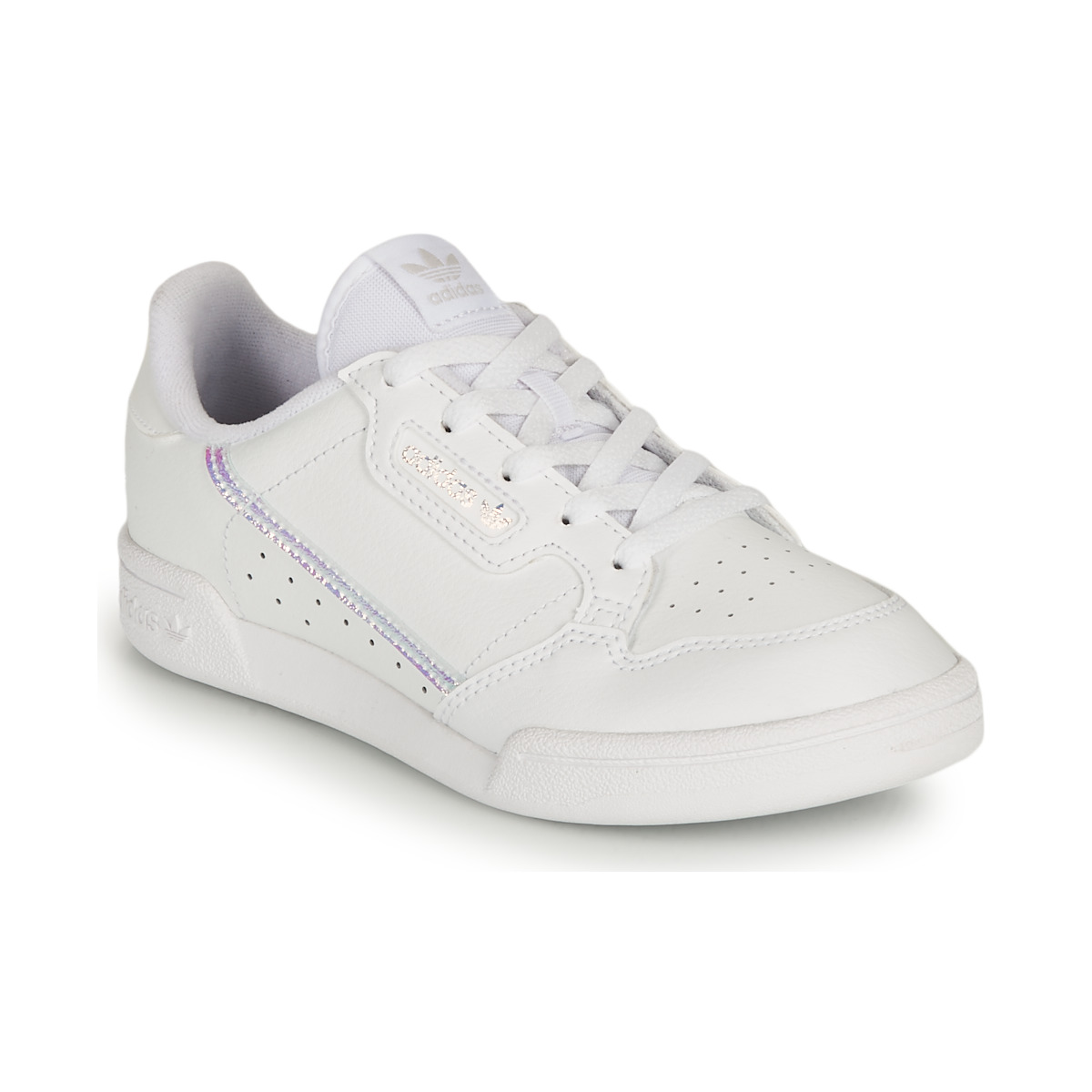 Sapatos Rapariga Sapatilhas adidas ALVAH Originals CONTINENTAL 80 C Branco / Iridescente
