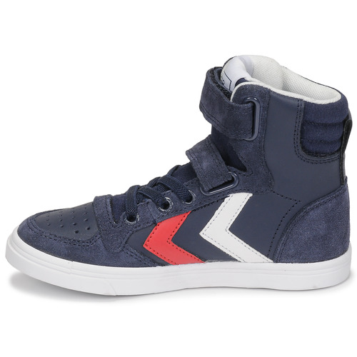 hummel SLIMMER STADIL HIGH JR Azul