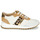 Sapatos Mulher Sapatilhas Geox TABELYA Branco / Leopardo