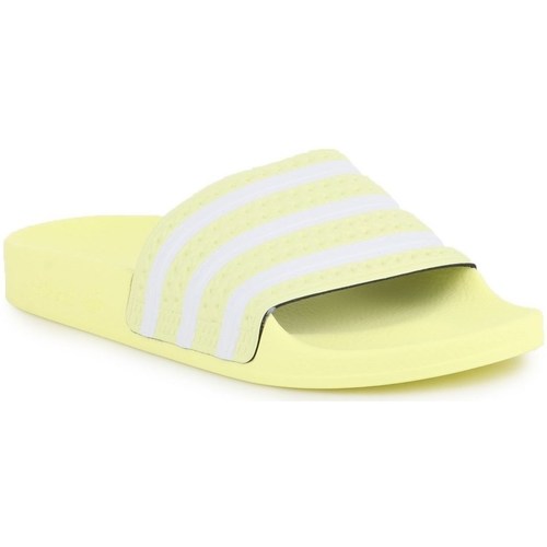 Sapatos Mulher Sapatos aquáticos adidas Originals Adilette W Amarelo, Branco