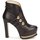 Sapatos Mulher Botins Moschino MA2104 Escuro / Castanho