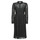 Textil Mulher Plus Satin Lace Detail Strappy Midi Dress ALICIA DRESS Preto