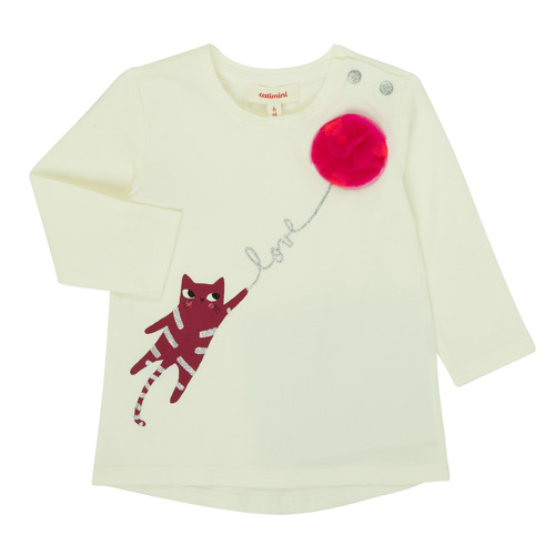 Textil Rapariga T-shirt mangas compridas Catimini CR10063-11 Rosa