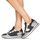 Sapatos Mulher Sapatilhas Philippe Model TROPEZ X BASIC Preto / Prateado