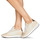 Sapatos Mulher Sapatilhas Philippe Model TROPEZ X MONDIAL CROCO Bege