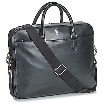Polo Ralph Lauren COMMUTER-BUSINESS CASE-SMOOTH LEATHER Preto