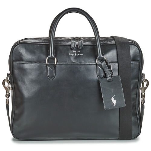 Malas Homem Terry de Havilland Duffle Duffle Smooth Leather COMMUTER-BUSINESS CASE-SMOOTH LEATHER Preto