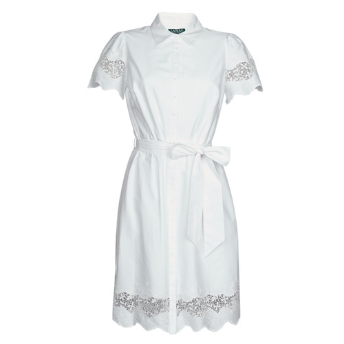 Textil Mulher Vestidos curtos Alto: 6 a 8cm DORTHIA Branco