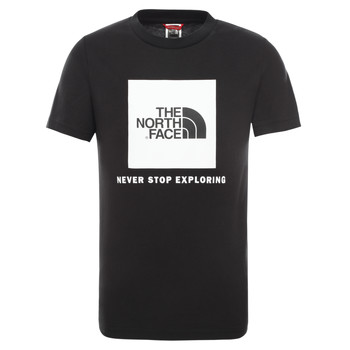 Textil Criança T-Shirt mangas curtas The North Face BOX TEE SUMMIT Preto