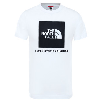 Textil Criança T-Shirt mangas curtas The North Face BOX TEE SUMMIT Branco