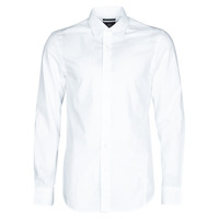 Striped Shirt Pocket Detail Long Sleeve Cotton