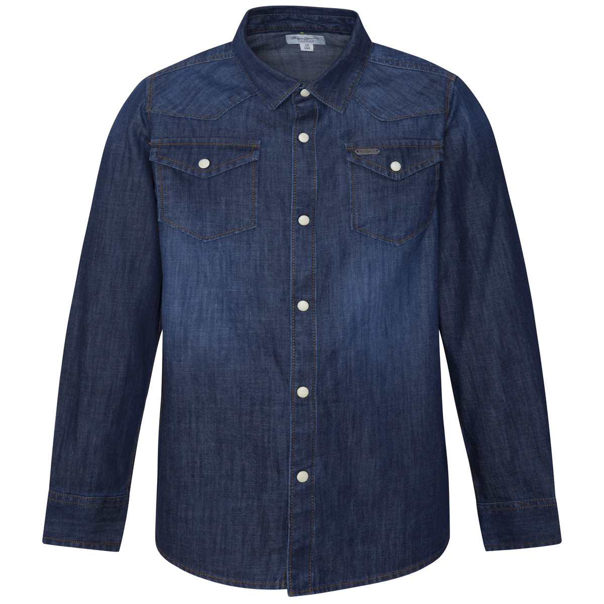 Textil Rapaz Camisas mangas comprida Pepe jeans bought JHON Azul