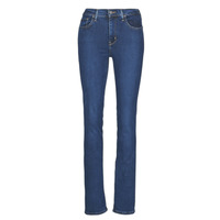 Textil Mulher Calças Short Jeans Levi's 724 HIGH RISE STRAIGHT Azul